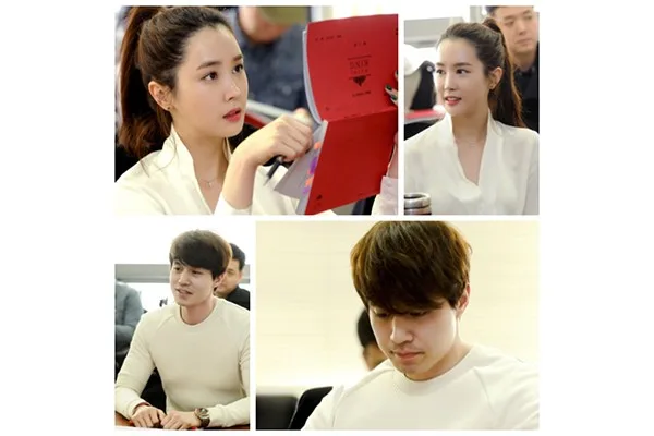 Cast members at the first script reading