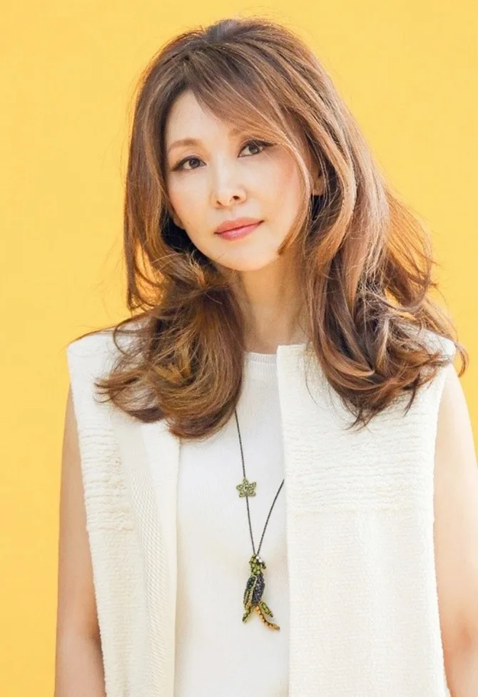 Portrait of South Korean actress Lee Mi-Sook