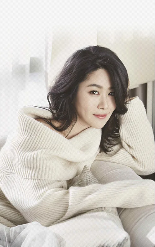 Portrait of South Korean actress Kim Ji-young