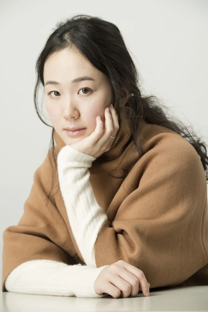 Portrait of Japanese actress Haru Kuroki