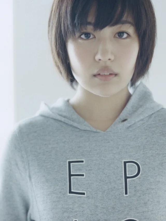 Portrait of Japanese actress Mai Kiryu