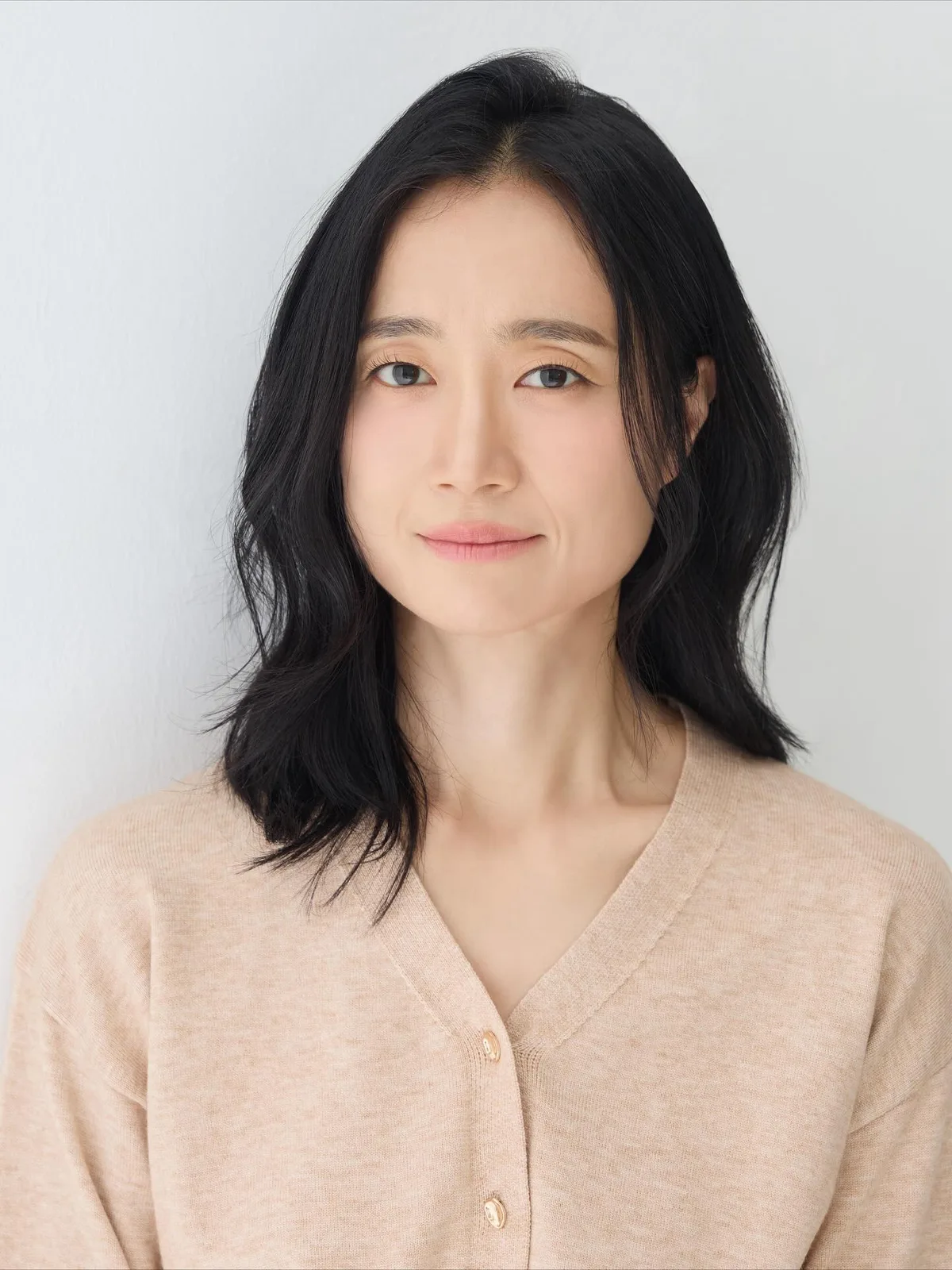 Portrait of South Korean actress Choi Hee-Jin