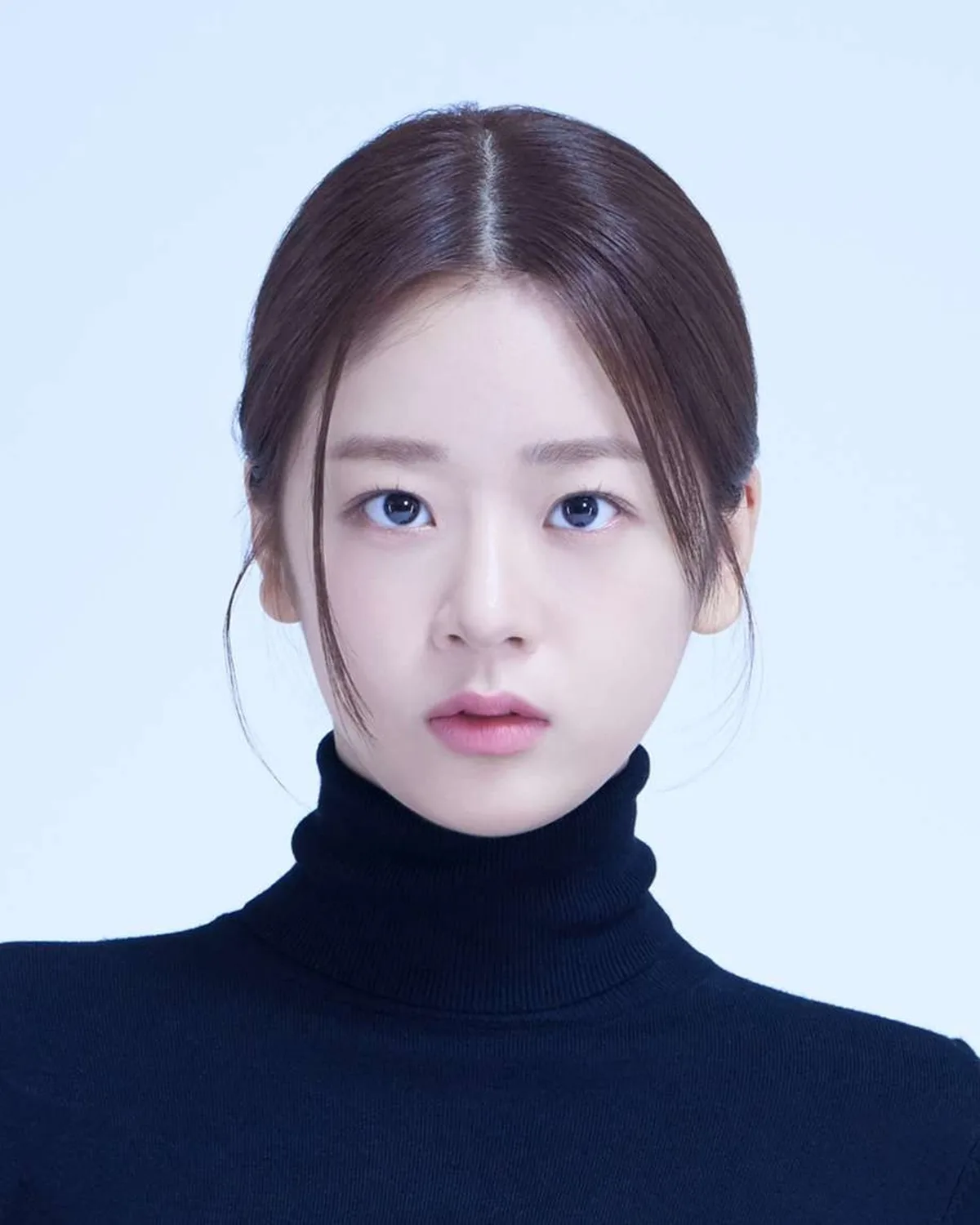 Portrait of South Korean actress Yoon Chae-Bin