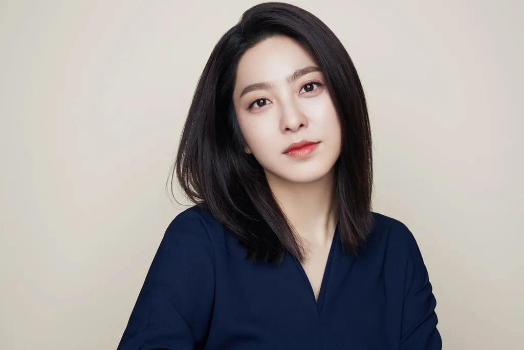 Portrait of South Korean actress Park Se-Young