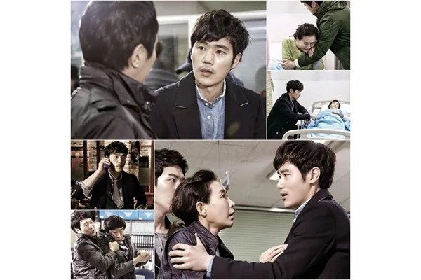 Kim Kang-woo on set