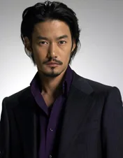 Portrait of Japanese actor Yutaka Takenouchi