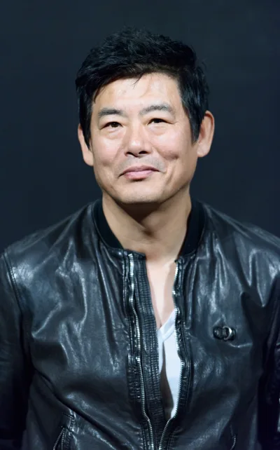 Sung Dong-il attending a screening for The Accidental Detective