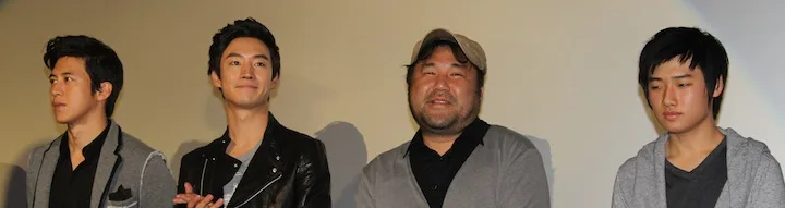Cast and director at the 2011 Busan International Film Festival