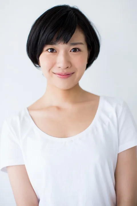 Portrait of Japanese actress Kaho Tsuchimura
