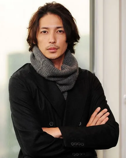 Portrait of Japanese actor Hiroshi Tamaki
