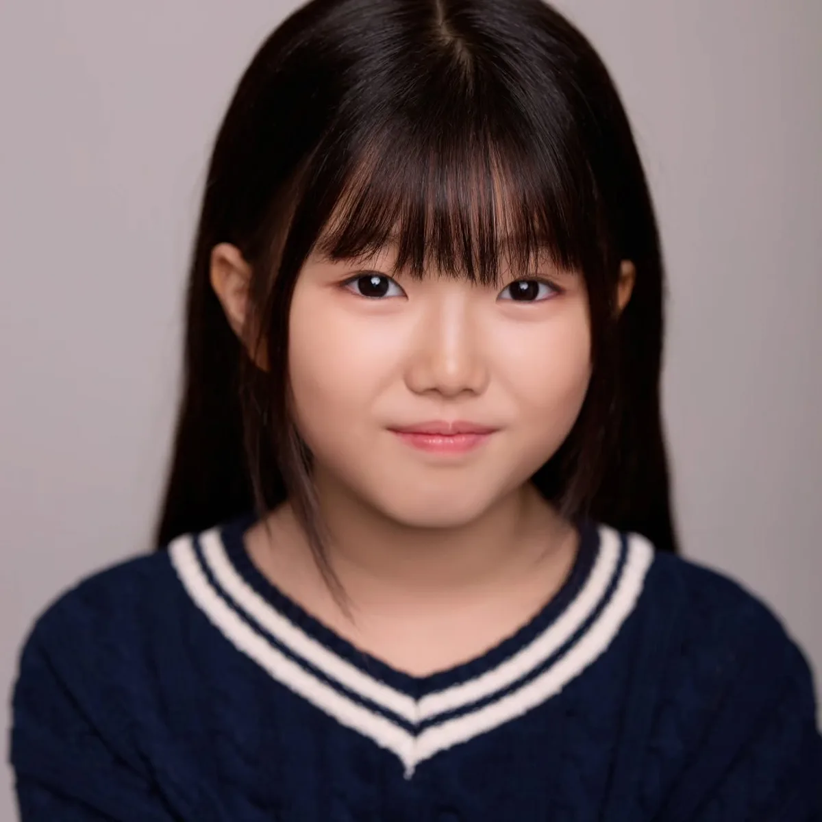 Portrait of South Korean child actress Kim Ye-Rin