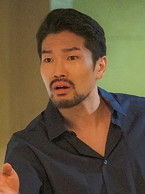 Portrait of South Korean actor Son Woo-Jin