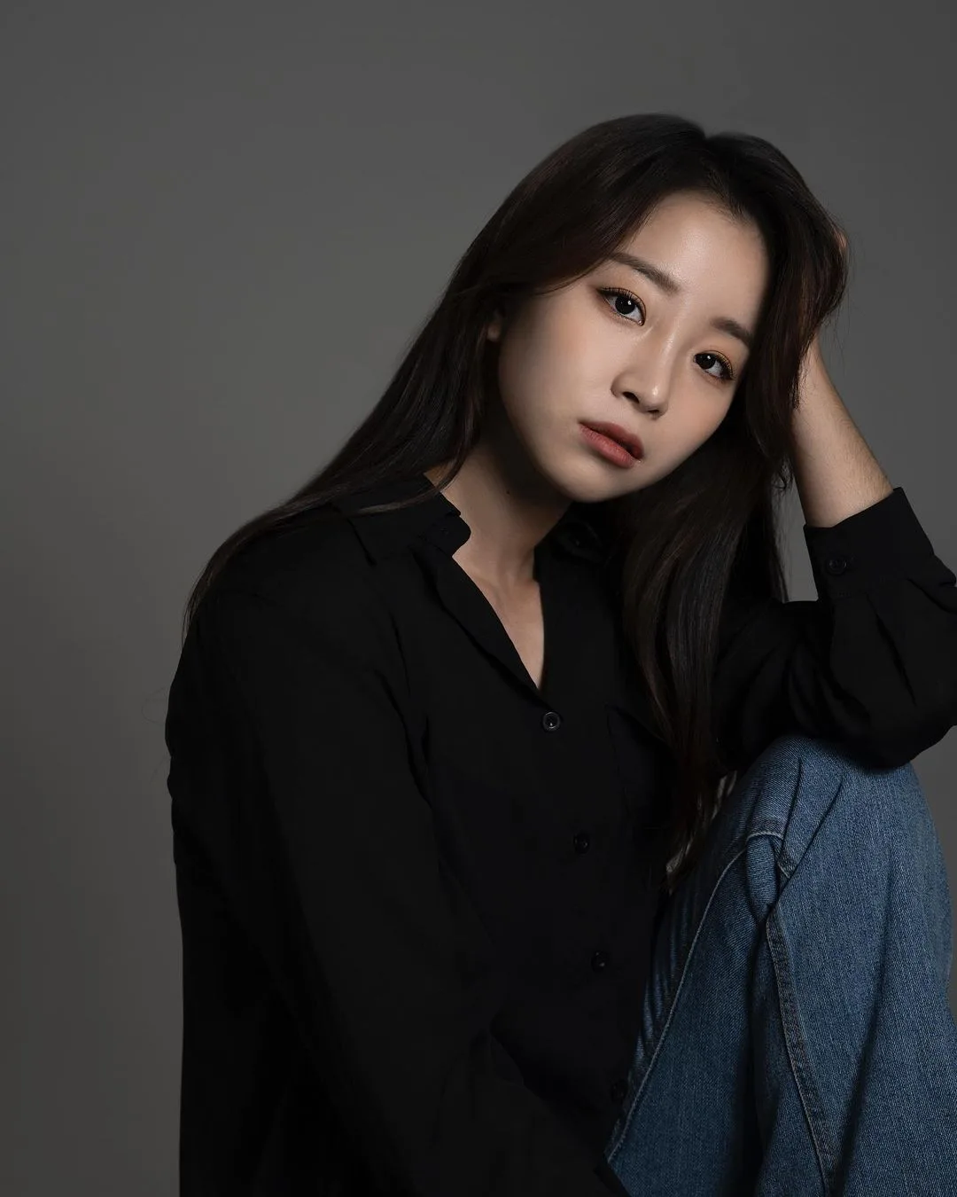 Portrait of South Korean actress Jung Da-Sol