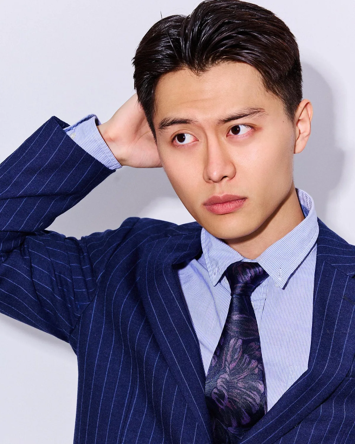 Portrait of South Korean actor Maeng Seok-Yeong